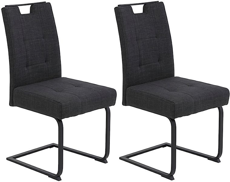 HELA Freischwinger »WIEN, Esszimmerstuhl, Komfortstuhl«, (Set), 2 St., Micr günstig online kaufen