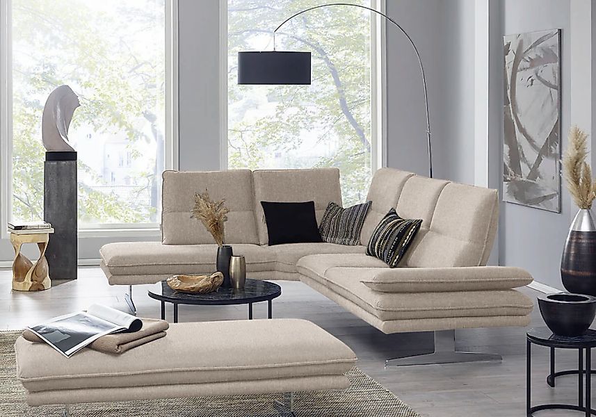 W.SCHILLIG Ecksofa "broadway, Designsofa, mit tollem Sitzkomfort, L-Form", günstig online kaufen
