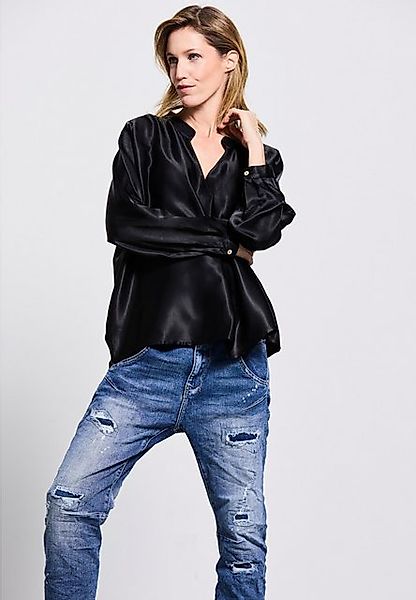 Andijamo-Fashion Satinbluse PURE ELEGANCE EDELSATIN günstig online kaufen