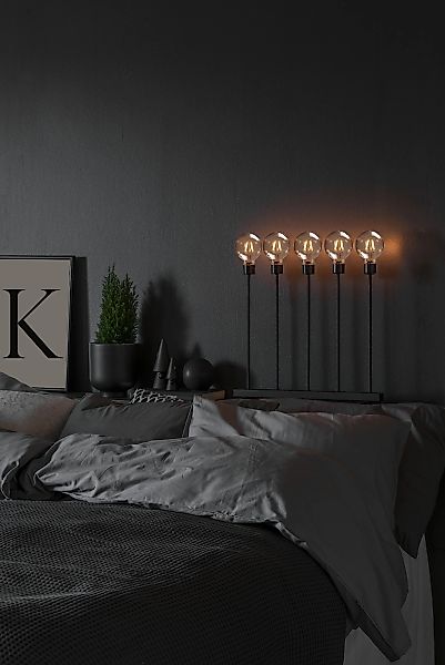 KONSTSMIDE LED Fensterleuchter, 5 flammig, Leuchtmittel LED-Modul  LED wech günstig online kaufen