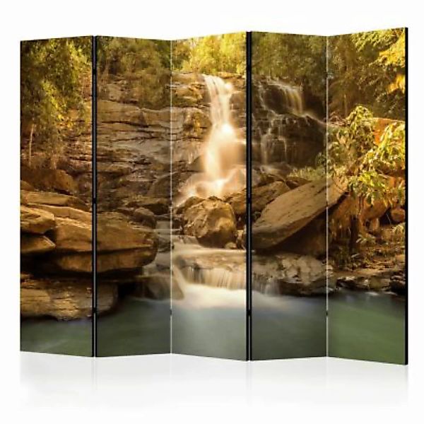artgeist Paravent Sunny Waterfall II [Room Dividers] mehrfarbig Gr. 225 x 1 günstig online kaufen