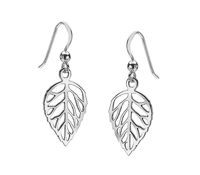 Materia Paar Ohrhänger Damen Silber Blatt filigran SO-17, 925 Sterling Silb günstig online kaufen