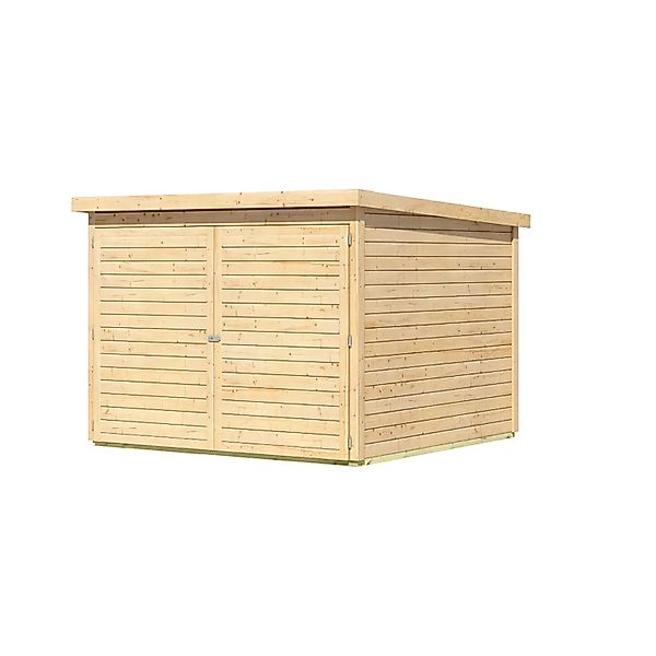 Karibu Fahrradgarage Naturbelassen 167 x 209 x 212 cm günstig online kaufen