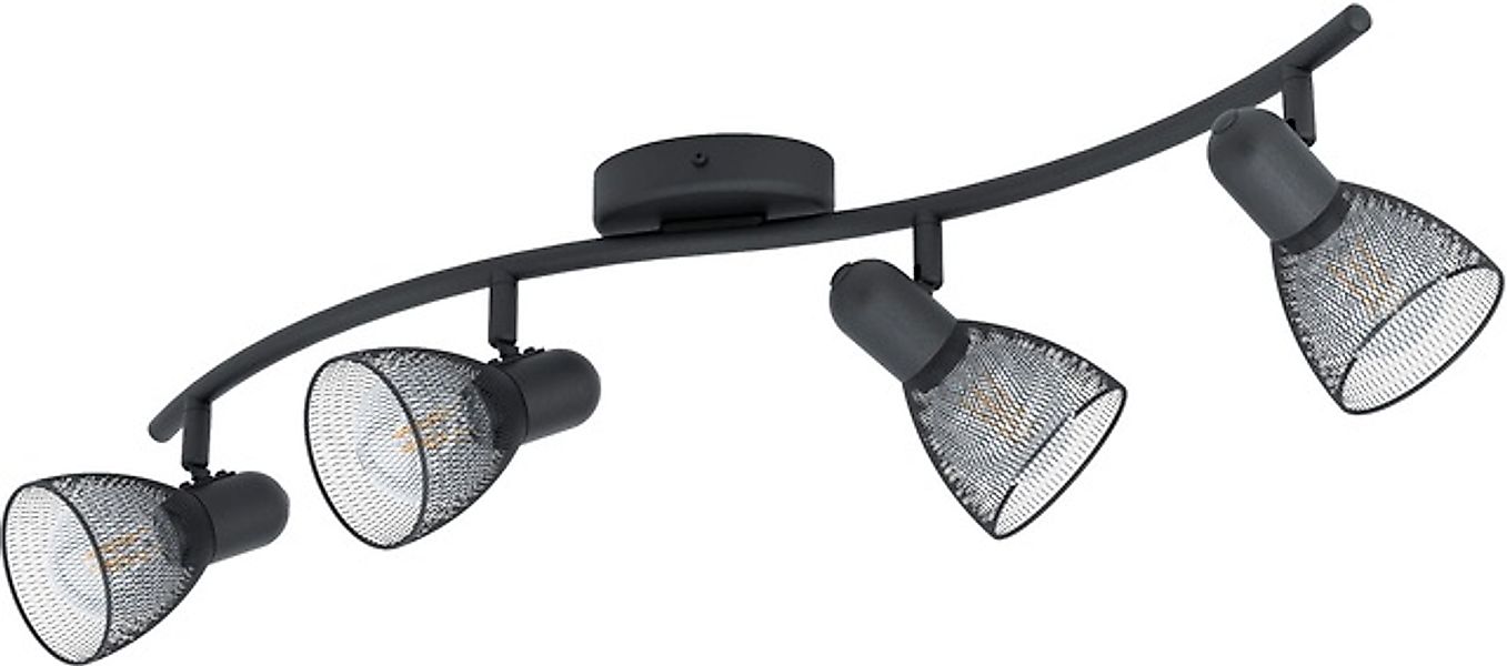 EGLO Deckenspot »CAROVIGNO Deckenstrahler, Stahl, E14, IP20, Wohnzimmerlamp günstig online kaufen