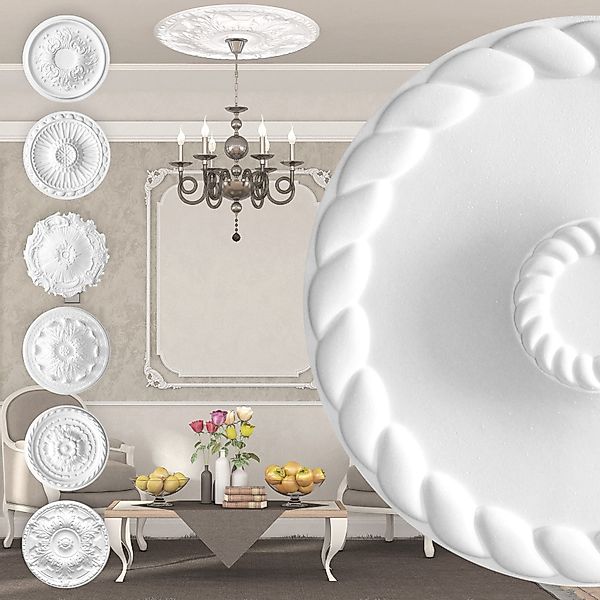 marbet design Wanddekoobjekt R-22 (Stuckrosette aus günstig online kaufen