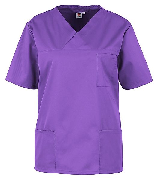 BEB Schlupfbluse beb Basic Kasack Unisex Kurzarm Violett günstig online kaufen