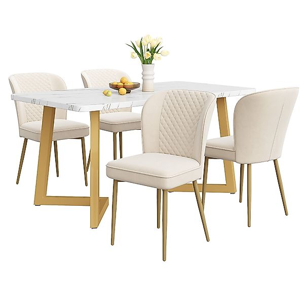 i@home Essgruppe 117×68cm Esstisch mit 4 günstig online kaufen