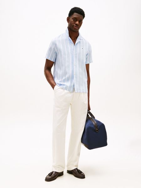 Tommy Hilfiger Kurzarmhemd LINEN BLEND STRIPED günstig online kaufen