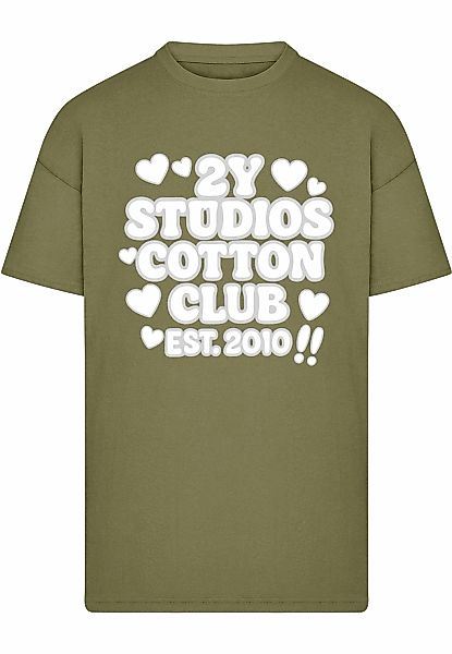 2Y Studios T-Shirt "2Y Studios Cotton Club Slogan Tee" 1 Stk. tlg. günstig online kaufen