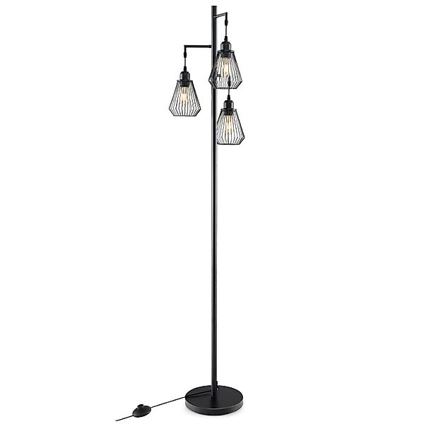 COSTWAY Stehlampe, 169 cm, mit 3 günstig online kaufen