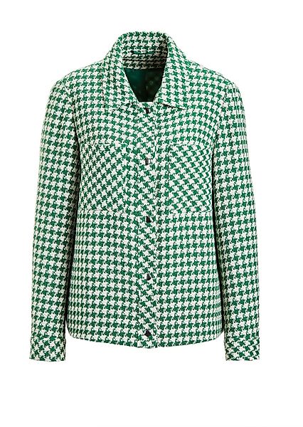 GOLDNER Jackenblazer "Blazer mit Hahnentrittmuster" aufgesetzte Brusttasche günstig online kaufen
