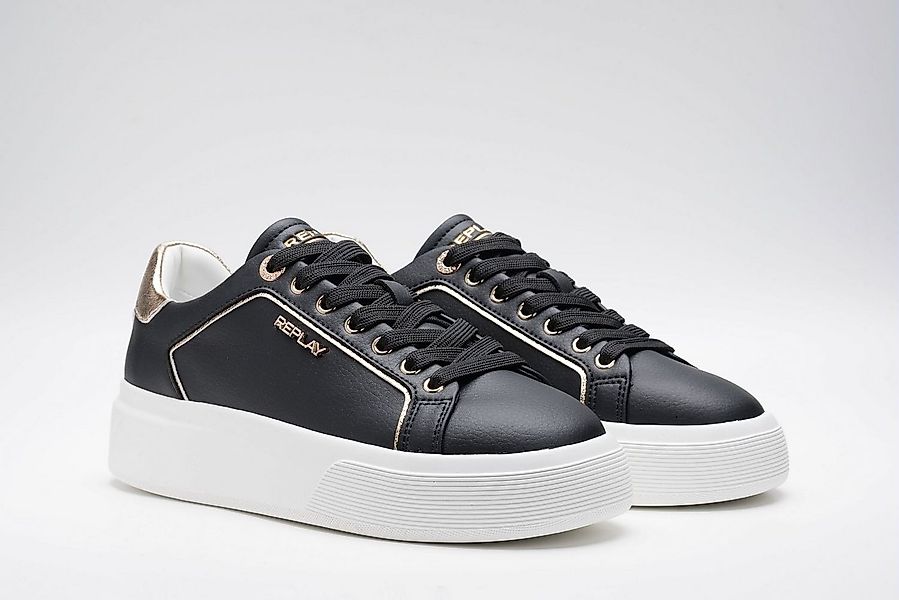 Replay Plateausneaker Freizeitschuh, Schnürschuh, Halbschuh mit Label günstig online kaufen