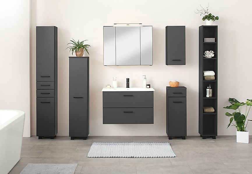 welltime Hochschrank "Trento, verschiedene Ausführungen und Farben" Badmöbe günstig online kaufen