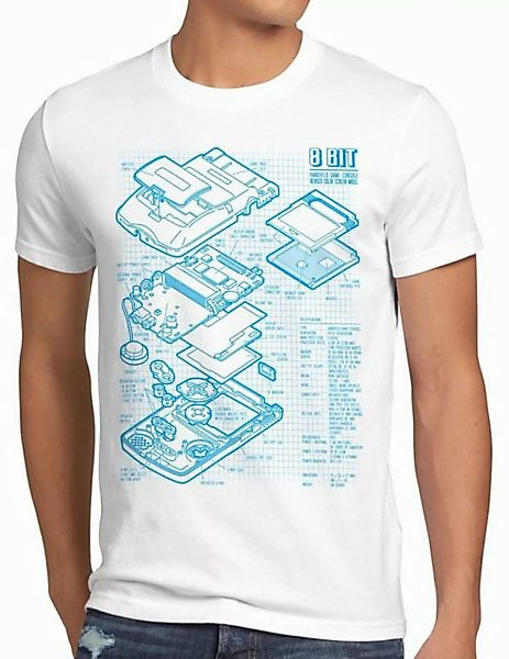 style3 T-Shirt Game Boy Blaupause retro gamer classic nintendo handheld 8-B günstig online kaufen