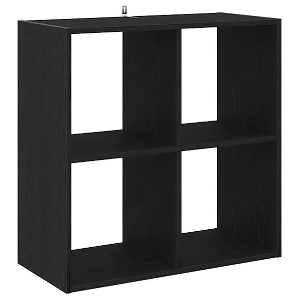 vidaXL Bücherregal Schwarze Eiche 68,5 x 32 x 68,5 cm Holzwerkstoff 868060 günstig online kaufen