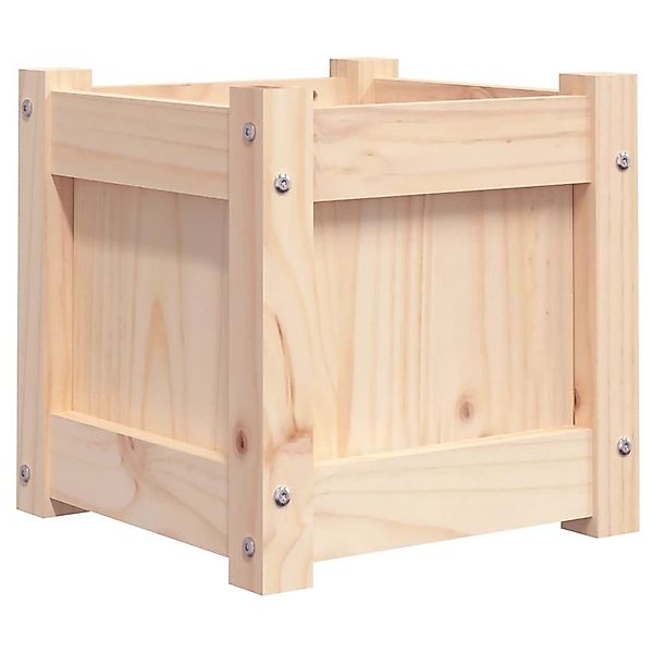 vidaXL Pflanzkübel, Pflanzkasten 31x31x31 cm Massivholz günstig online kaufen