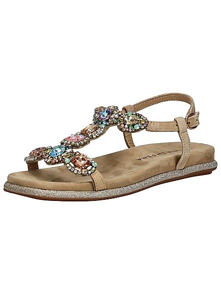 Alma en Pena Sandalen Veloursleder/Textil Riemchensandalette günstig online kaufen