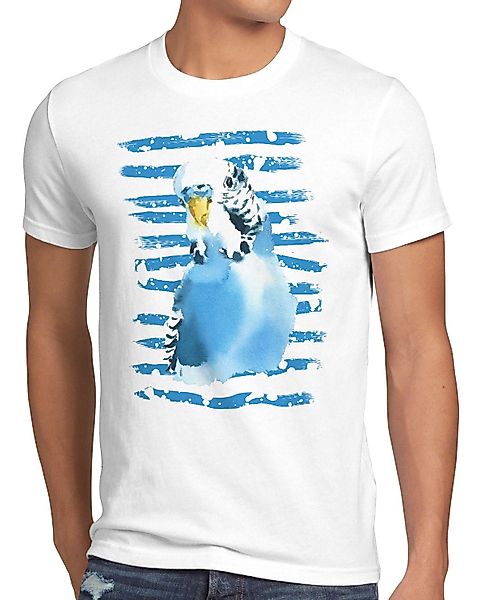 style3 T-Shirt Wellensittich kleiner vogel feder günstig online kaufen