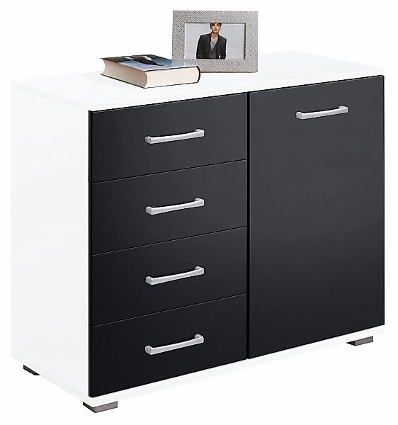 priess Kombikommode "Barcelona mit 4 Schubkästen und Tür in 6 Farben" günstig online kaufen