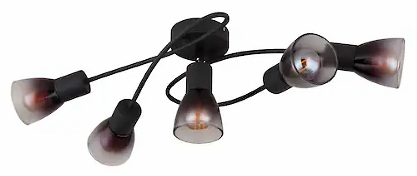 GLOBO LIGHTING Deckenleuchte »SATELLA« E14 1 Stk. Deckenlampe, Glas, Wohnzi günstig online kaufen