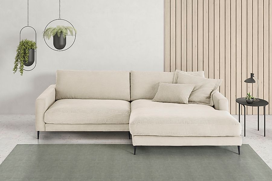 INOSIGN Ecksofa »Downtown, B/T/H: 272/190/84 cm L-Form«, weicher Sitzkomfor günstig online kaufen
