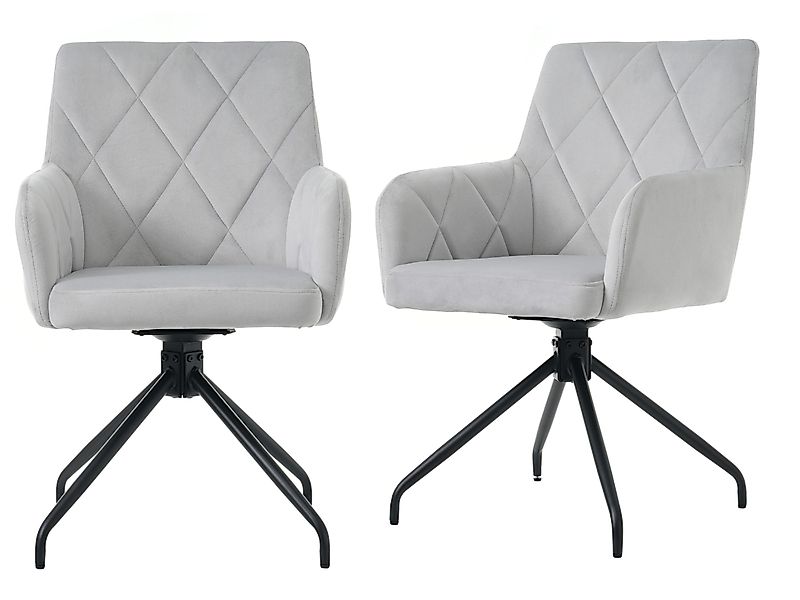 SeedWave Esszimmerstuhl Samt Esszimmer-Drehstuhl mit Armlehne, günstig online kaufen