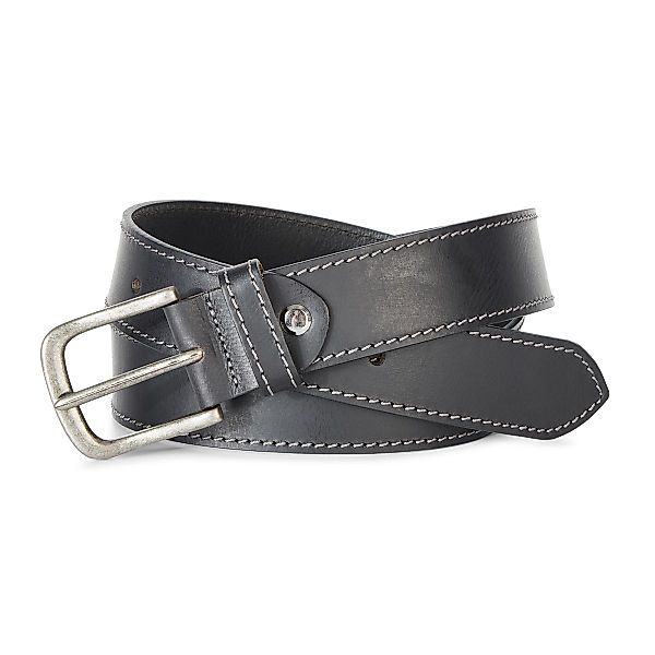 Pfundskerl Gürtel aus Vollrindleder, Überlänge Farbe schwarz Größe: 140 günstig online kaufen