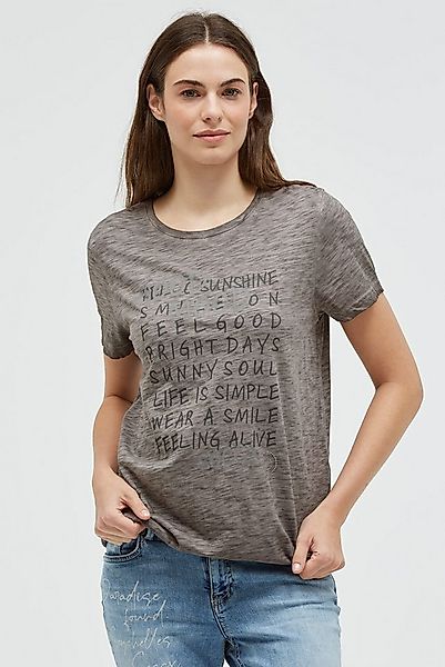 SOCCX Rundhalsshirt mit Gummizug im Saum günstig online kaufen