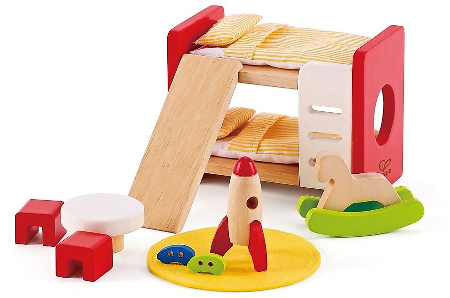 Hape Puppenhausmöbel Kinderzimmer (Set, 14tlg) günstig online kaufen