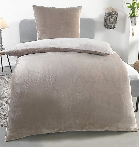 Dreamhome Wendebettwäsche 135x200 + 80x80 cm Cashmere Touch Bettwäsche, atm günstig online kaufen