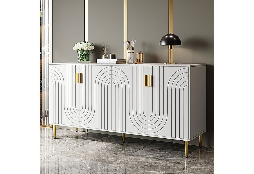 autolock Sideboard Sideboard, einzigartigem Wellendesign günstig online kaufen