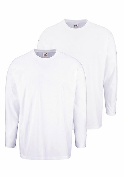 Fruit of the Loom Langarmshirt (Packung, günstig online kaufen