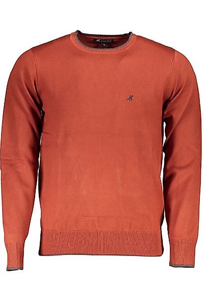 U.S. GRAND POLO Strickpullover Herren Langarmshirt in Bronze mit Kontrastde günstig online kaufen