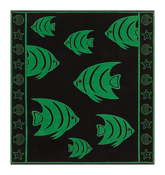 Delindo Lifestyle Strandtuch Tropical "Fische", Ägyptische günstig online kaufen