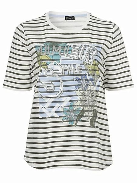 VIA APPIA DUE Kurzarmshirt Modernes T-Shirt mit Glitzersteinen günstig online kaufen