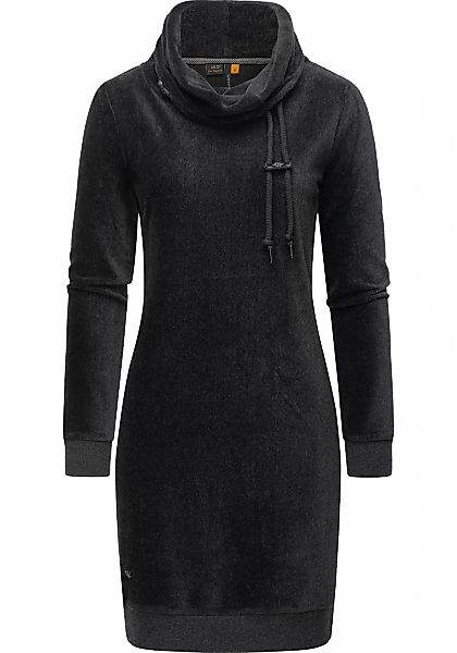 Ragwear Sweatkleid "Chloe Velvet" Ohne Taschen stylisches Langarmkleid in S günstig online kaufen