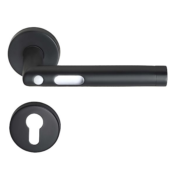 MeinTürgriff LED-Türgriff Orbit Türdrücker Schwarz Türgriff Drückergarnitur günstig online kaufen