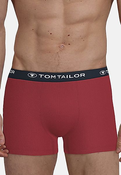 TOM TAILOR Boxershorts "Buffer" 3er Pack, weich, bequem, basic, eng, Logobu günstig online kaufen