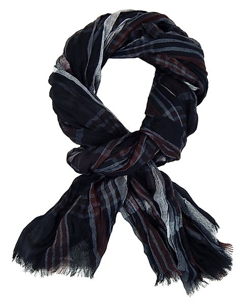 Ella Jonte Modeschal, modischer Herrenschal gestreift Viskose günstig online kaufen