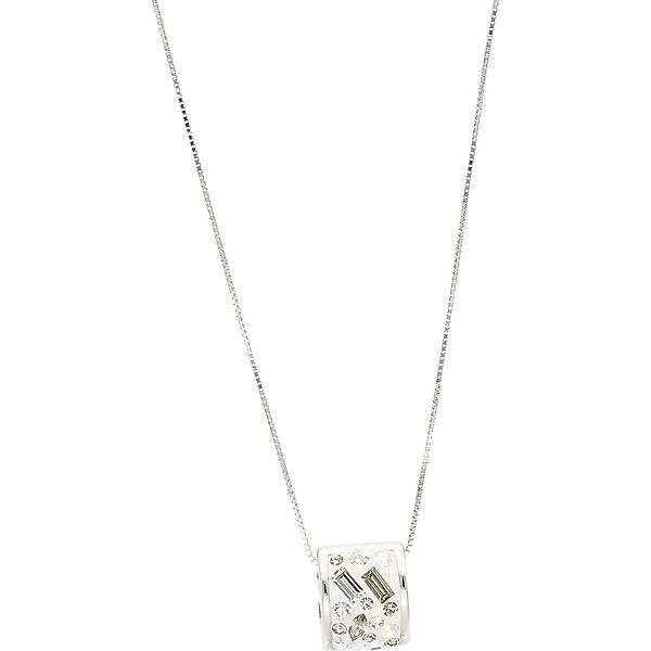 Smart Jewel Kette mit Anhänger "eckig, rhodiniert, glanz, Silber 925" günstig online kaufen
