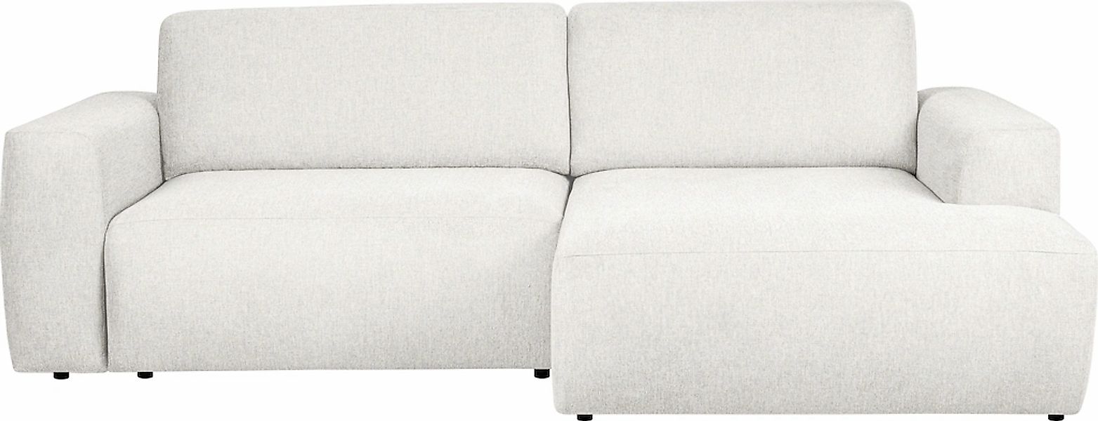 Home affaire Schlafsofa "Noord Schlafecksofa, Breite 250 cm" Cord, Struktur günstig online kaufen