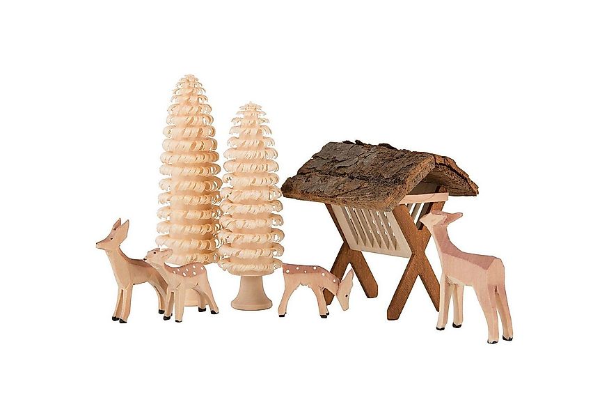 Seiffener Kunsthandwerk Theo Lorenz Dekofigur Rehgruppe - 7 teilig von Theo günstig online kaufen
