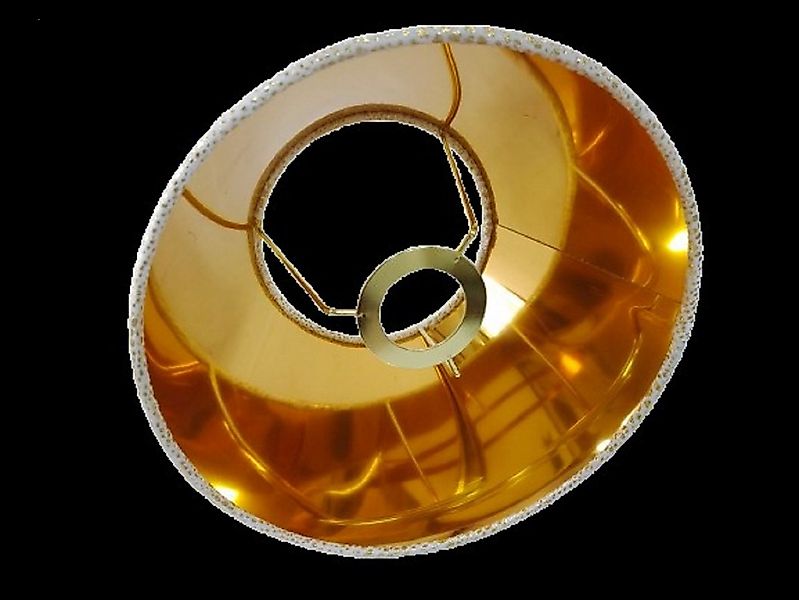 AMBIENTE-LEBENSART.DE Lampenschirm Designer-Lampenschirm-Samt- Gold-Dust ru günstig online kaufen