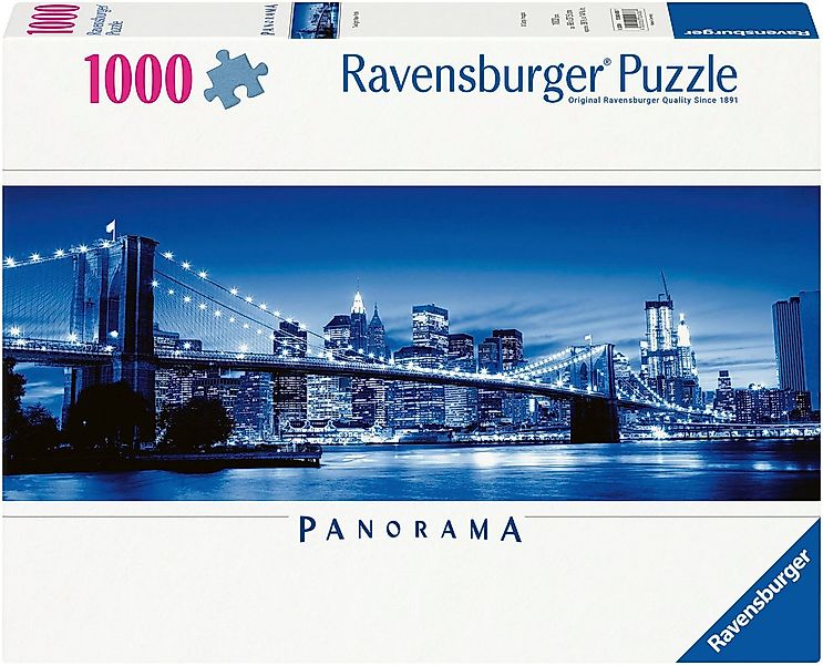 Ravensburger Puzzle Panorama, Leuchtendes New York, 1000 Puzzleteile, Made günstig online kaufen