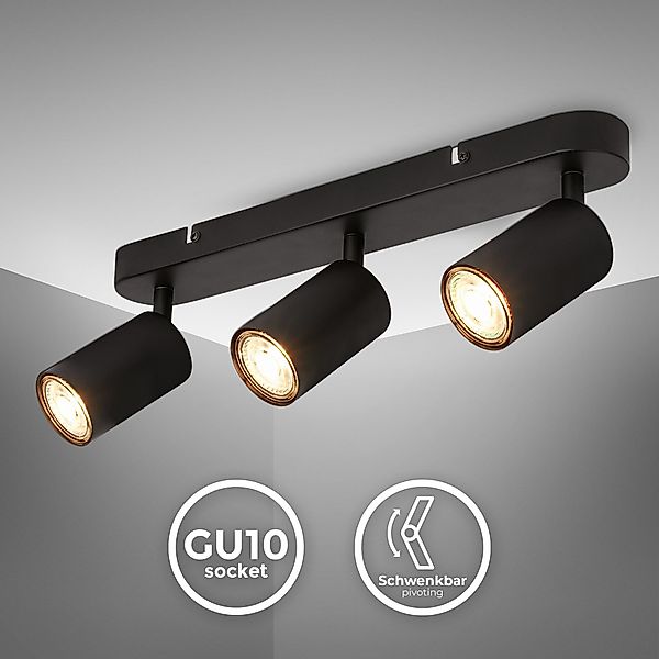 B.K.Licht Deckenspot Deckenlampe schwenkbar, GU10 Deckenleuchte, günstig online kaufen