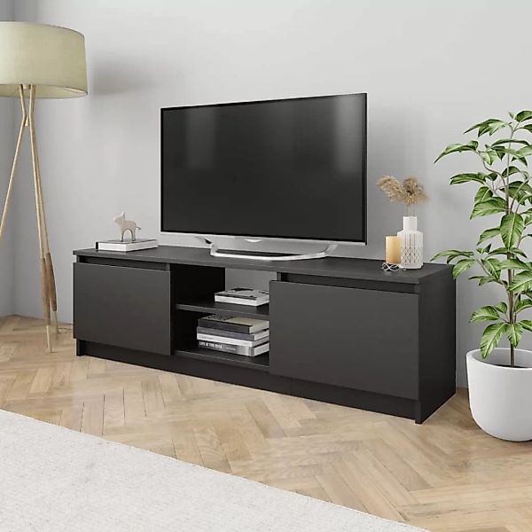 Tv-schrank Schwarz 120×30×35,5 Cm Spanplatte günstig online kaufen