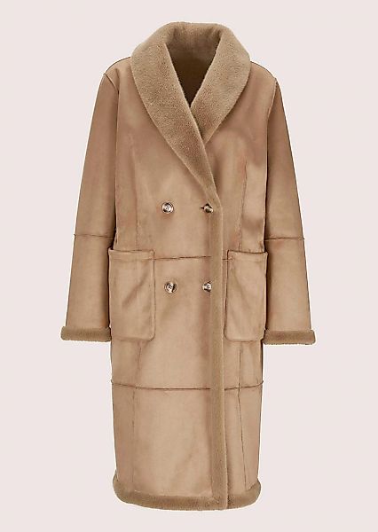 MADELEINE Langmantel "Wendemantel Wintermantel mit Lammfell-Optik" günstig online kaufen