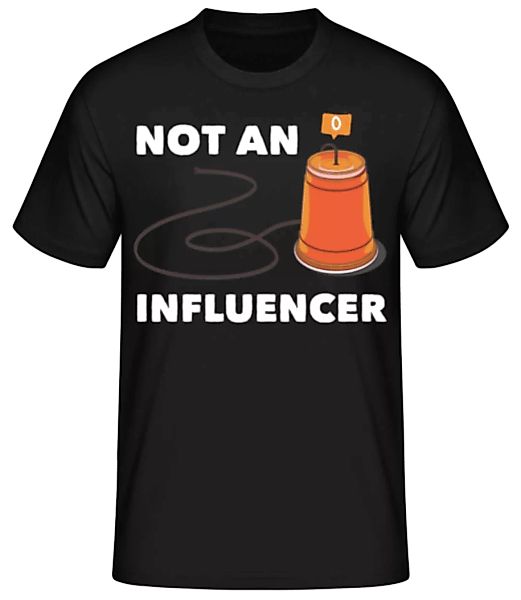 Not An Influencer · Männer Basic T-Shirt günstig online kaufen