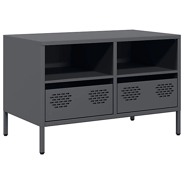 vidaXL TV-Schrank Anthrazit 68x39x43,5 cm Kaltgewalzter Stahl 851318 günstig online kaufen