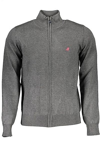 U.S. GRAND POLO Strickpullover Herren-Cardigan Grau: Stilvolle Strickjacke günstig online kaufen